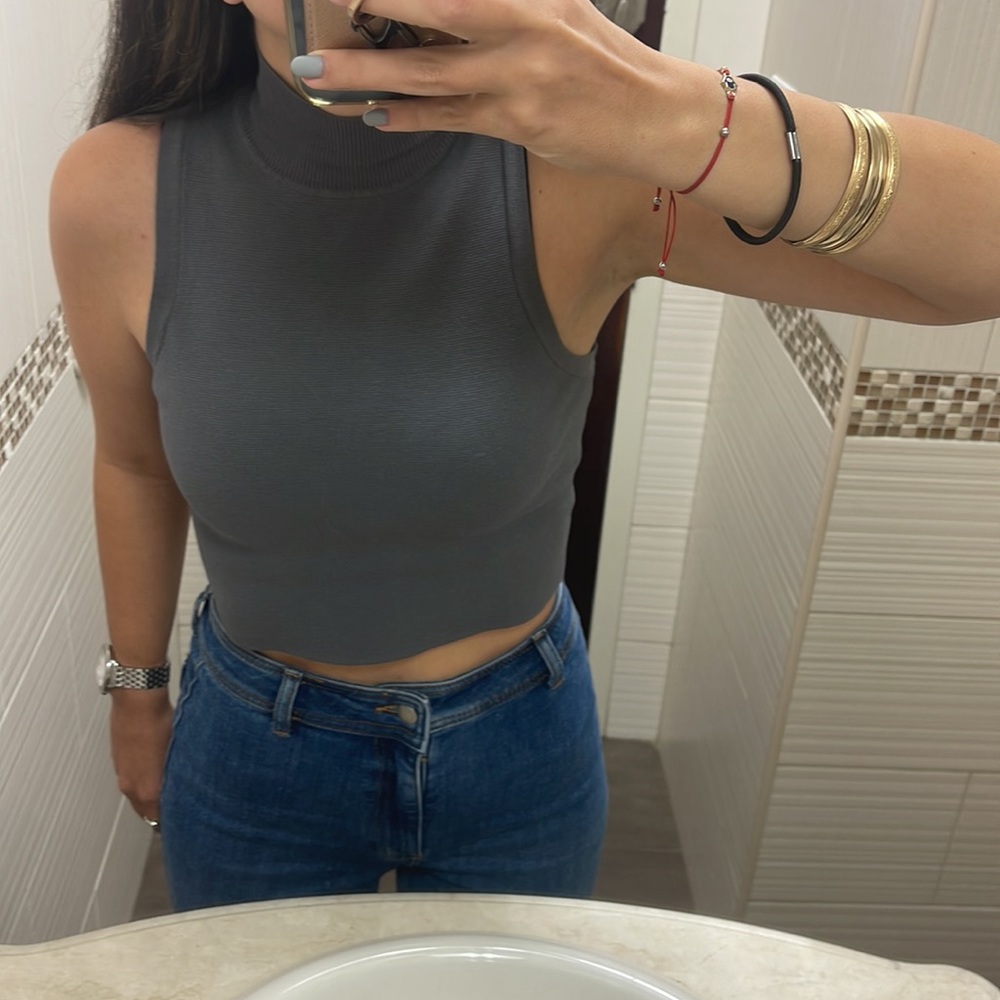 Zara Basic Knit Top - image 7